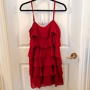 Loft ruffle dress